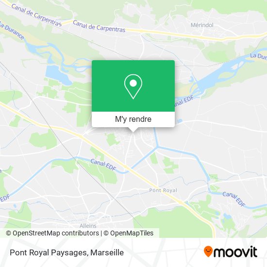 Pont Royal Paysages plan
