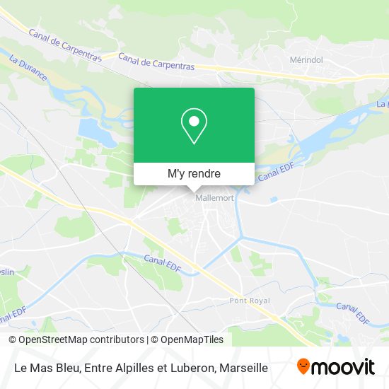 Le Mas Bleu, Entre Alpilles et Luberon plan
