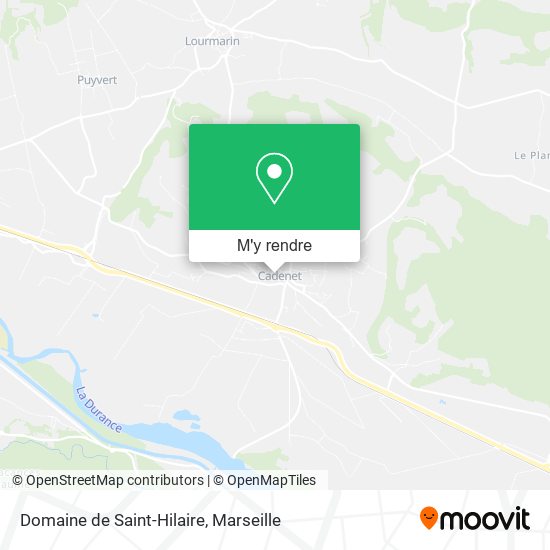 Domaine de Saint-Hilaire plan