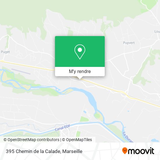 395 Chemin de la Calade plan