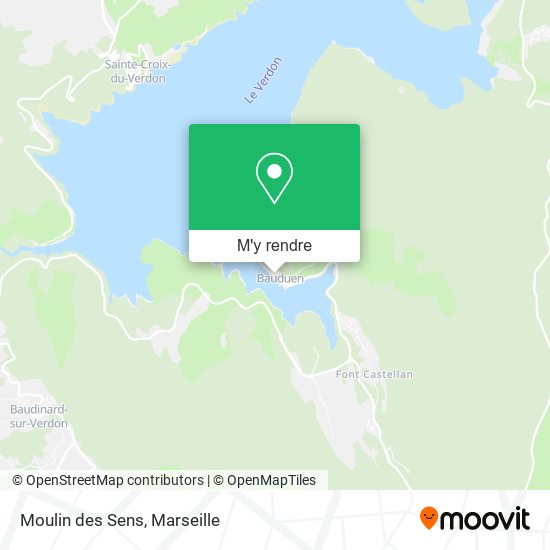 Moulin des Sens plan