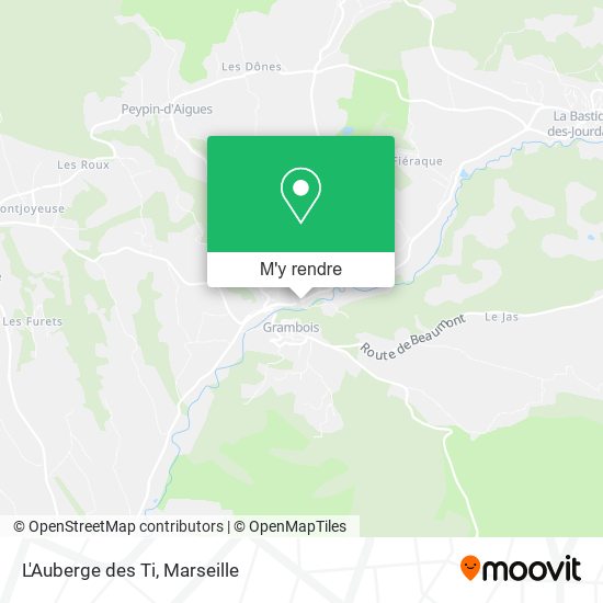 L'Auberge des Ti plan