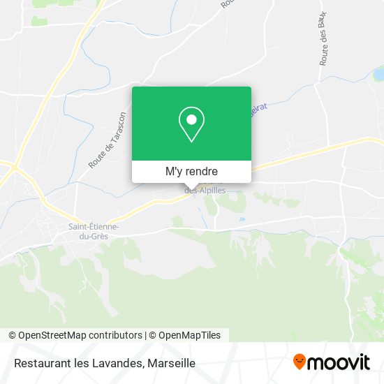 Restaurant les Lavandes plan