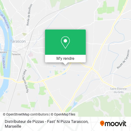 Distributeur de Pizzas - Fast' N Pizza Tarascon plan