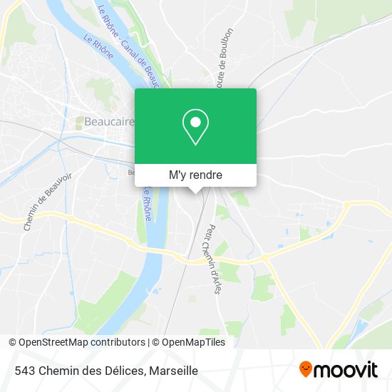 543 Chemin des Délices plan