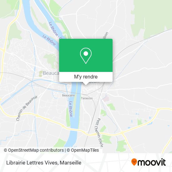 Librairie Lettres Vives plan