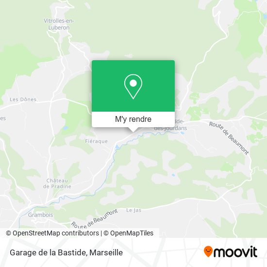Garage de la Bastide plan