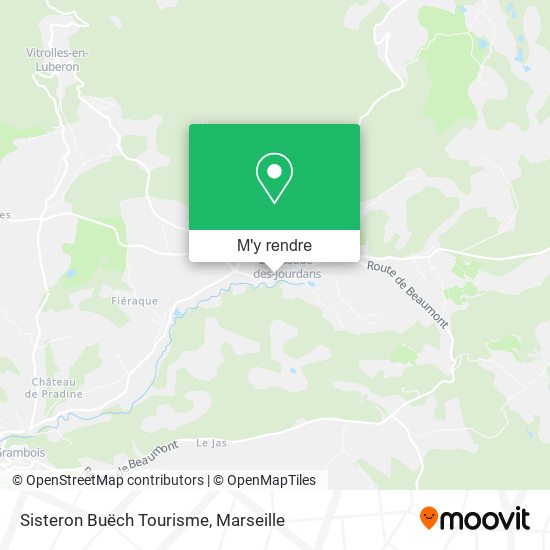 Sisteron Buëch Tourisme plan