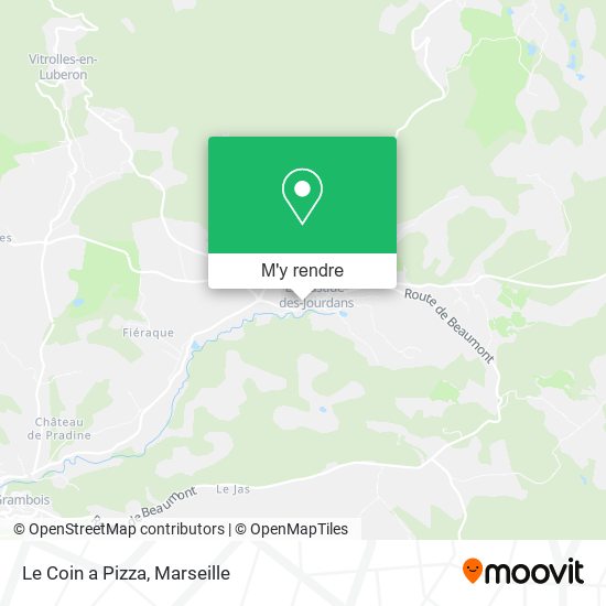 Le Coin a Pizza plan