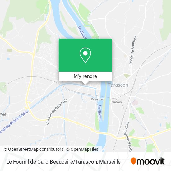 Le Fournil de Caro Beaucaire / Tarascon plan