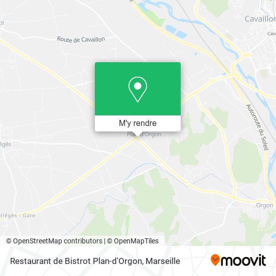 Restaurant de Bistrot Plan-d'Orgon plan