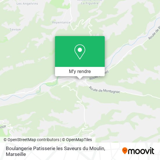 Boulangerie Patisserie les Saveurs du Moulin plan