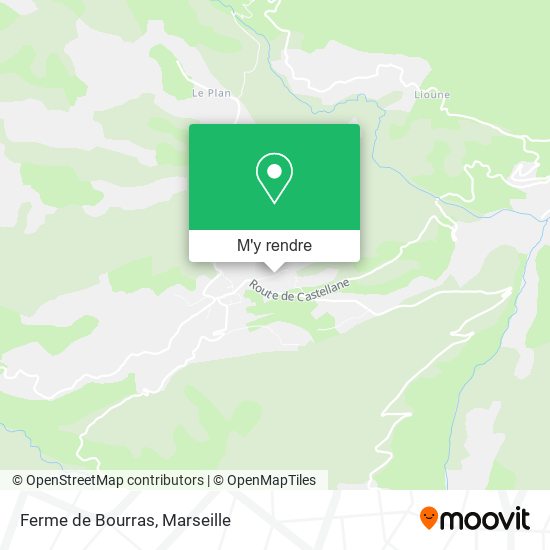 Ferme de Bourras plan