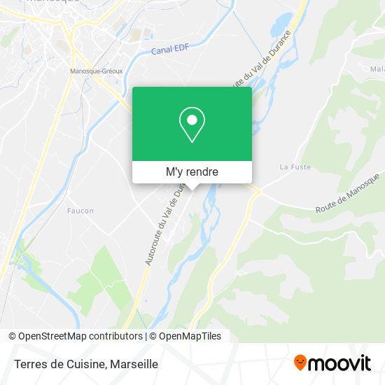 Terres de Cuisine plan
