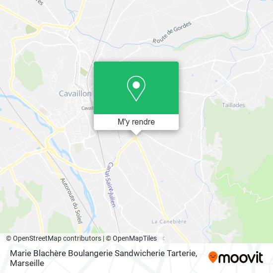 Marie Blachère Boulangerie Sandwicherie Tarterie plan