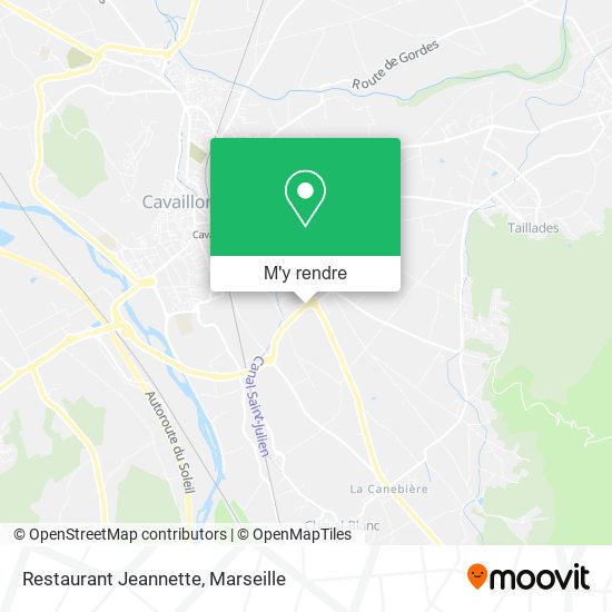 Restaurant Jeannette plan