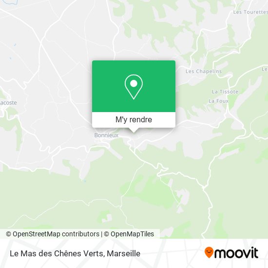 Le Mas des Chênes Verts plan