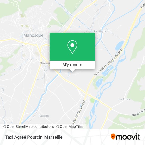 Taxi Agréé Pourcin plan