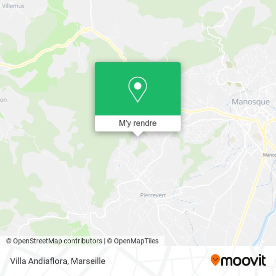 Villa Andiaflora plan