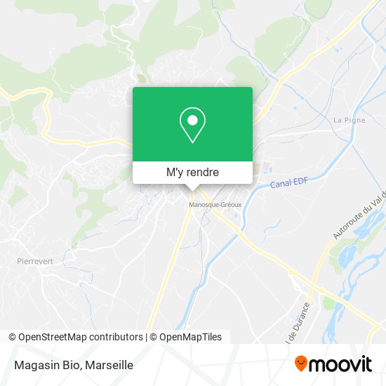 Magasin Bio plan