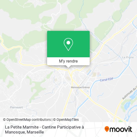 La Petite Marmite - Cantine Participative à Manosque plan