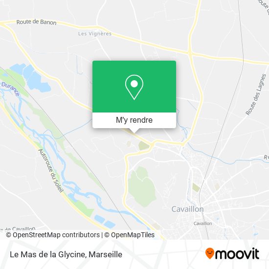 Le Mas de la Glycine plan