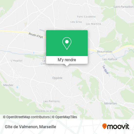 Gîte de Valmenon plan