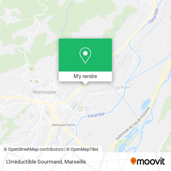 L'Irréductible Gourmand plan
