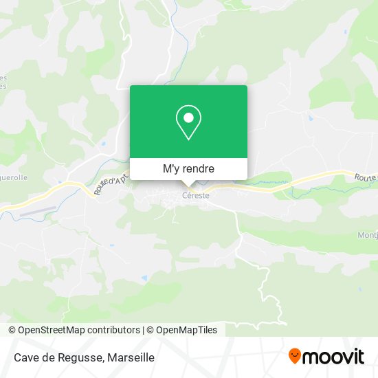 Cave de Regusse plan