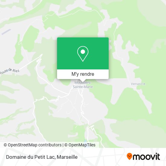 Domaine du Petit Lac plan