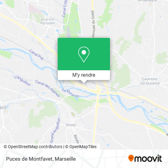 Puces de Montfavet plan