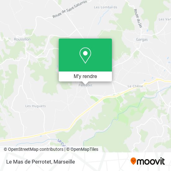 Le Mas de Perrotet plan