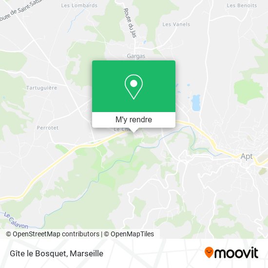 Gîte le Bosquet plan