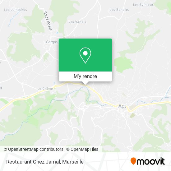 Restaurant Chez Jamal plan