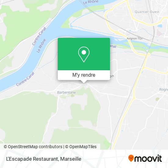 L'Escapade Restaurant plan