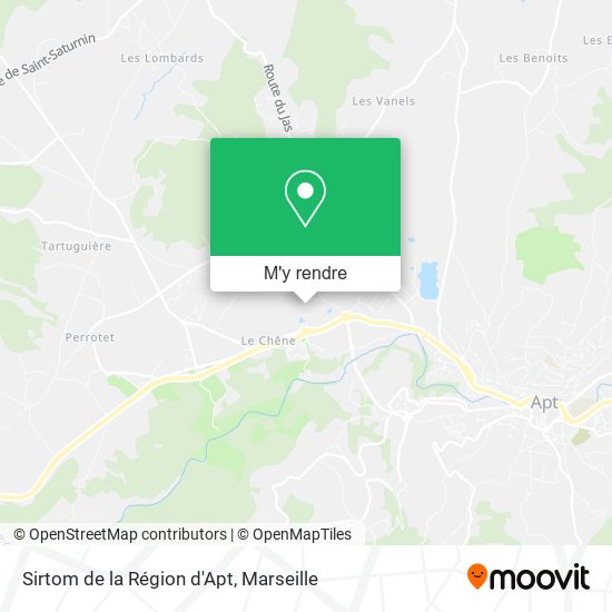 Sirtom de la Région d'Apt plan