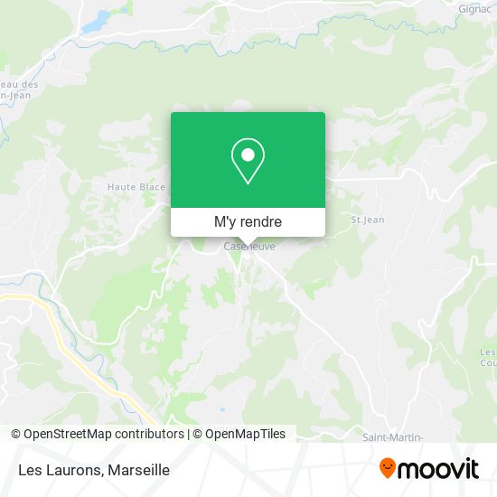 Les Laurons plan