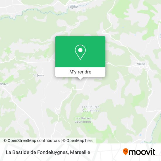 La Bastide de Fondeluygnes plan