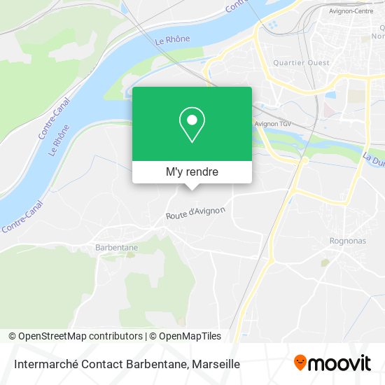 Intermarché Contact Barbentane plan