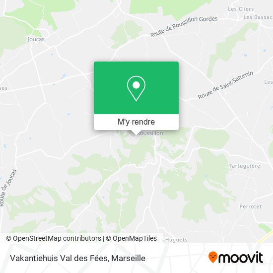 Vakantiehuis Val des Fées plan