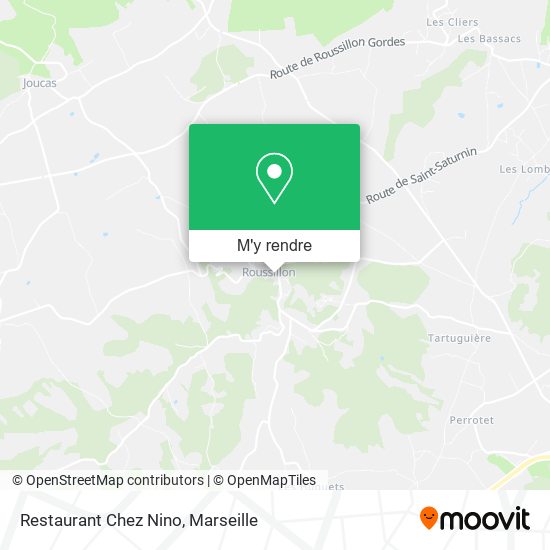 Restaurant Chez Nino plan