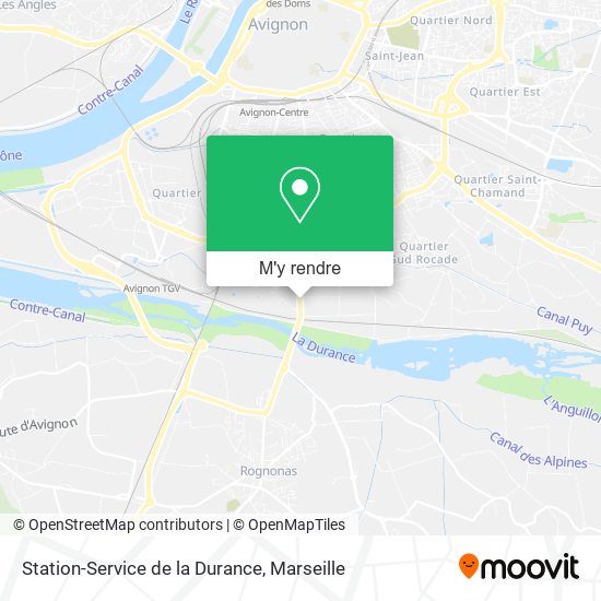 Station-Service de la Durance plan