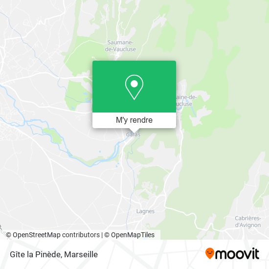 Gîte la Pinède plan