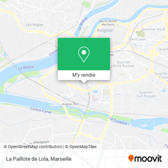 La Paillote de Lola plan