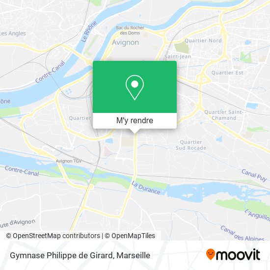 Gymnase Philippe de Girard plan