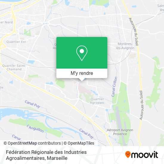Fédération Régionale des Industries Agroalimentaires plan