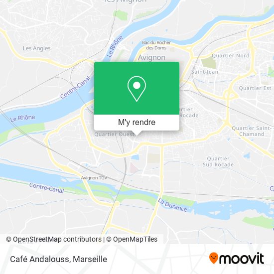 Café Andalouss plan