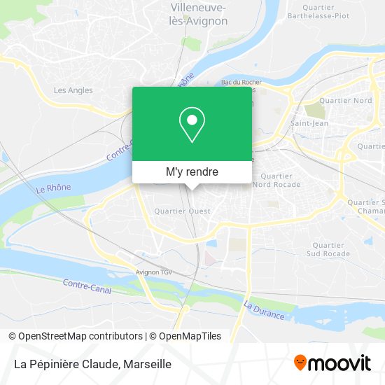 La Pépinière Claude plan