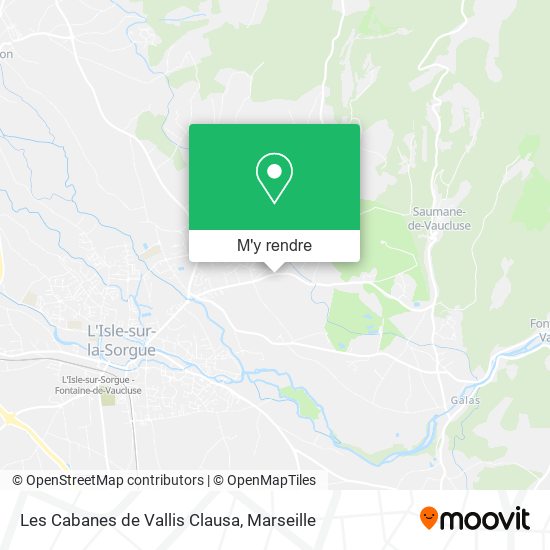Les Cabanes de Vallis Clausa plan