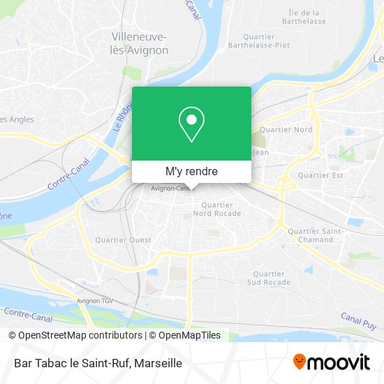 Bar Tabac le Saint-Ruf plan